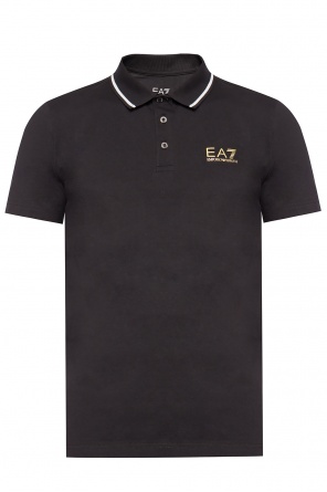 Logo-printed polo shirt, zdjęcie 1 Logo-printed polo shirt od EA7 Emporio Armani